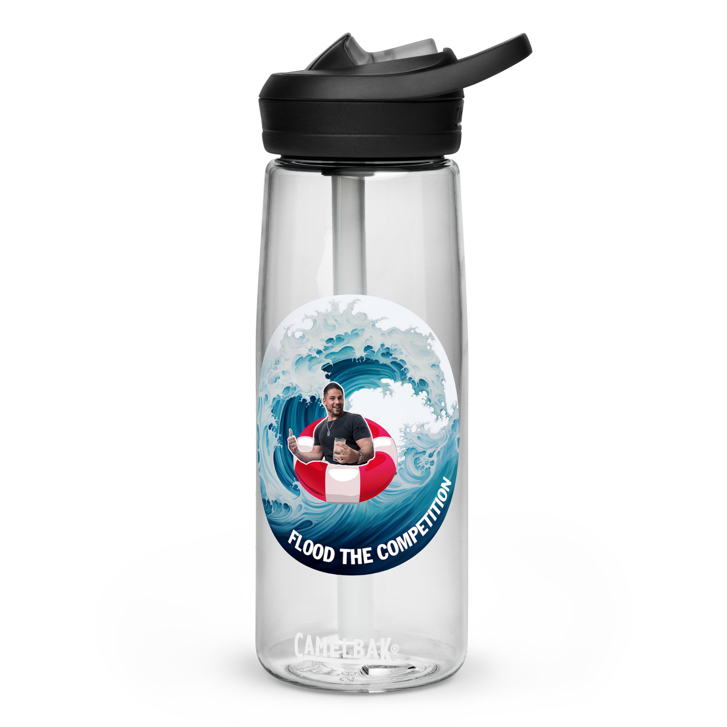 Flood The Competition Water Bottle